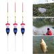 thumbnail image 5 of Juego de flotadores y bobbers de madera de balsa de 3 piezas, flotadores de boya vertical para crappie Pan Fish Bass Suministros de Azul 12x1.15x1.15cm Macarena Flotadores de pesca, 5 of 8