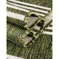 thumbnail image 4 of Jill Zarin Outdoor Collection Area Rug - Anguilla (10' 8" Square Green/Ivory), 4 of 8