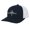 Navy/White, variant on Christian Good News Cross Embroidered Mens Adjustable Snapback Mesh Back Trucker Hat, Red/White