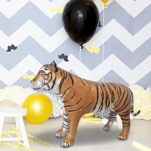 Animales de la selva Fiesta temática Globo Animales Globo inflable Suministros para fiestas enormes y encantadores Globos de animales salvajes para tigre Macarena globo de fiesta