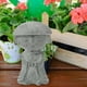 thumbnail image 5 of Estatua de Buda de monje pequeña, artesanía coleccionable, figura china, esculturas de Buda de monje Feng Shui para , decoración del coche al , Use sombrero, 5 of 6