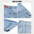 thumbnail image 3 of Sidefeel Wide Leg Denim Jeans for Womens High Waist Distressed Baggy Boyfriend Jeans Pants, 3 of 9