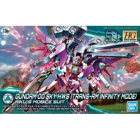 Usa Build Kit - Bandai Build Divers Gundam 00 Sky HWS Trans-Am Infinity Mode HG 1/144 Model Kit