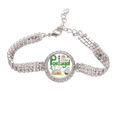thumbnail image 1 of Portugal símbolo nacional el patron de referencia Pulsera de tobillera de cadena de tenis, joyería de diamantes, 1 of 3