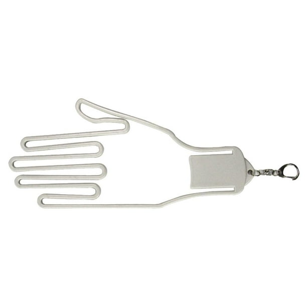 Colgador de guantes de golf, soporte duradero para guantes deportivos Blanco