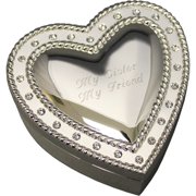 "My Sister, My Friend" Heart Trinket Box
