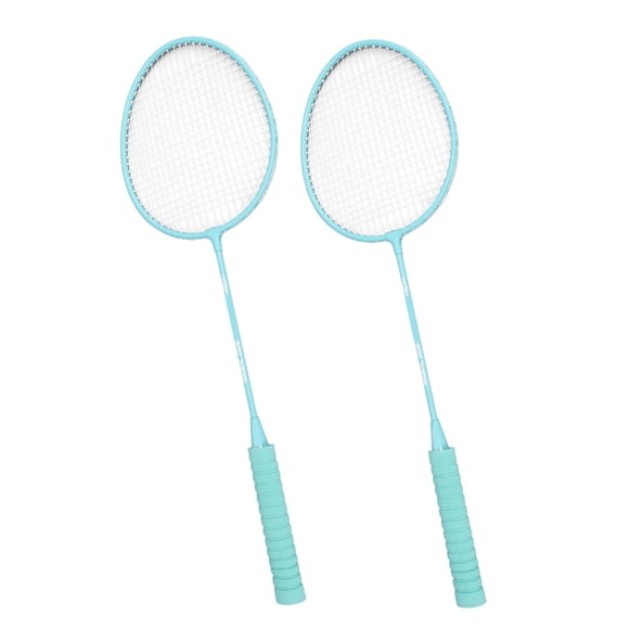 Juego de Bádminton para 2 Jugadores, Cuerdas Antirroturas, Diseño de Ranura, Raqueta de Aleación Ligera Con Marco Fluido, Para Atrenamiento y EntreteniMient