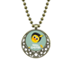 thumbnail image 1 of Happy Easter Festival Cultura pollo amarillo Colgante Estrella Collar Luna Cadena Joyas Unbranded M, 1 of 3