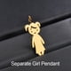 thumbnail image 1 of Colgante de acero inoxidable para niños y niñas, collar personalizado para mujeres y niños, collares con cuentas de fecha y nombre grabado, regalo de joyería familiar Dengxun unisex, 1 of 2
