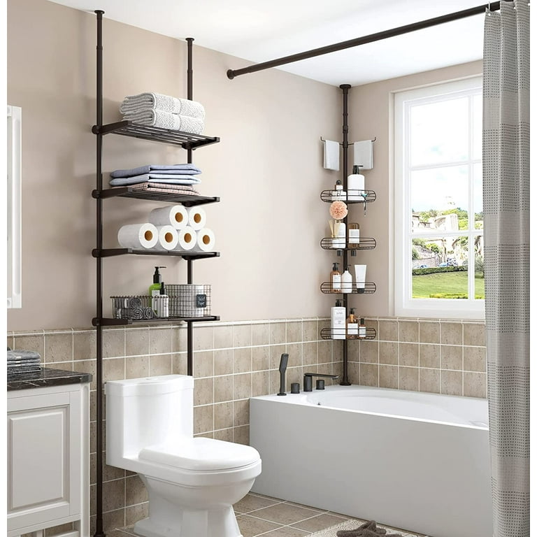 Yeyebest Shower Caddy Corner for Bathroom,39-125 inch Adjustable