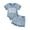 1-Blue130, variant on Tiijoy Baby Boys Outfits Letter Embroidery Short Sleeve T-Shirt Shorts Set, Sizes 6-9 Months