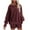 Wine Red, variant on XFLWAM Women 2 Piece Outfits Sweat Shorts Sets Cozy Oversized Casual Lounge Matching Set Sweatsuit Tracksuit Clothes