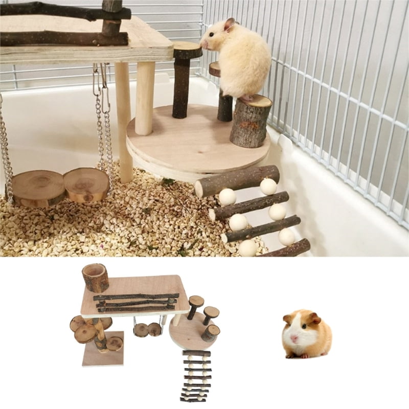 Small Ladder Toy Hamster Platform Funny Entertainment Toy for Chinchillas