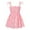 Pink, variant on Kids Toddler Girls Summer Dress Princess Tutu Skirt Sleeveless Halter Sundress Beach Clothes