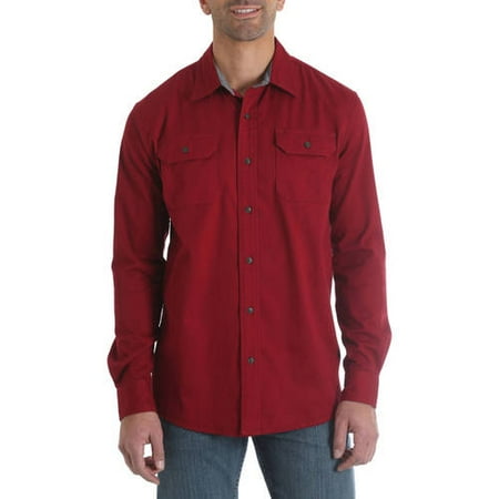 Mens Long Sleeve Stretch Twill Shirt