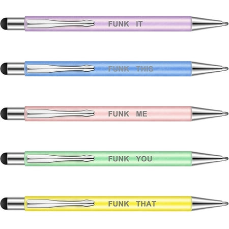 5 Pieces Metal Ballpoint Pens With Funny Quotes and Insults Vibrant Color With Black Imprint 5 Multi color Metal Black Ink Pens Gift Set (Funny Style) | Walmart Canada 5 Pieces Metal Ballpoint Pens With Funny Quotes and Insults Vibrant Color With Black Imprint 5 Multi color Metal Black Ink Pens Gift Set (Funny Style) | Walmart Canada