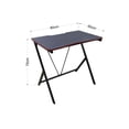 thumbnail image 3 of Escritorio Gamer Compacto EKE 80×50 – Mesa Gaming con Acabado Fibra de Carbono y Estructura de Acero con Superficie Antideslizante Plegable, 3 of 7
