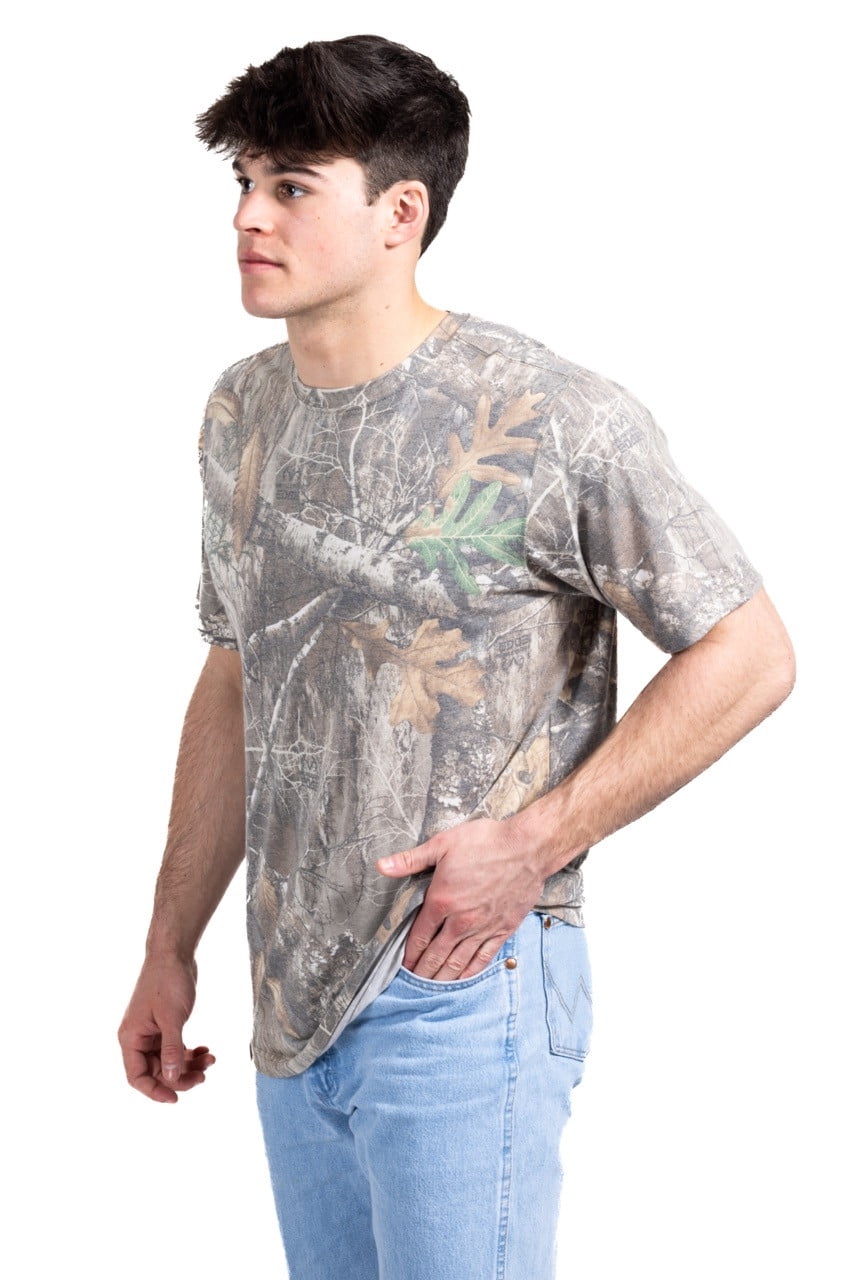 Realtree Camo Tri-Blend Short Sleeve Shirt – Lightweight & Soft, Outdoor & Hunting Apparel​