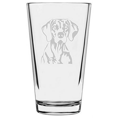 Vizsla Dog Themed Etched All Purpose 16oz Libbey Pint Glass