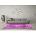 thumbnail image 3 of Ahgly Company Indoor Rectangle Medallion Pink Traditional Area Rugs, 7' x 9', 3 of 4
