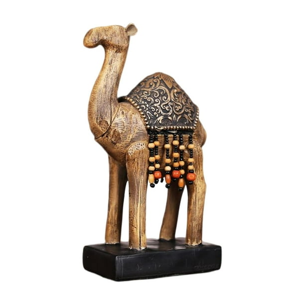 Camello coleccionables figura pintada a mano escultura decoración estatuas animales para