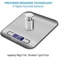 thumbnail image 4 of Digital Kitchen Scale, Premium Stainless Steel Food Scales, 4 of 5