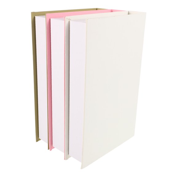 IFANLANDOR 3 Pack Decorative Paper Faux Books, Home Decor Accents for Bookshelf, Coffee Table, Interior Designer Styling Props
