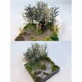 thumbnail image 4 of Holzlrgus Miniature Shrubs Model Bushes Long Shrub Diorama Trees Model Trees for Train Landscape Railroad Scenery Sand Military Layout Model, Green, 4 of 4