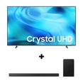 thumbnail image 1 of Combo TV Samsung 85" Crystal UHD U8200HF 4K Vision AI + Barra de sonido 2.1Ch B-series con Subwoofer HW-B450F, 1 of 5