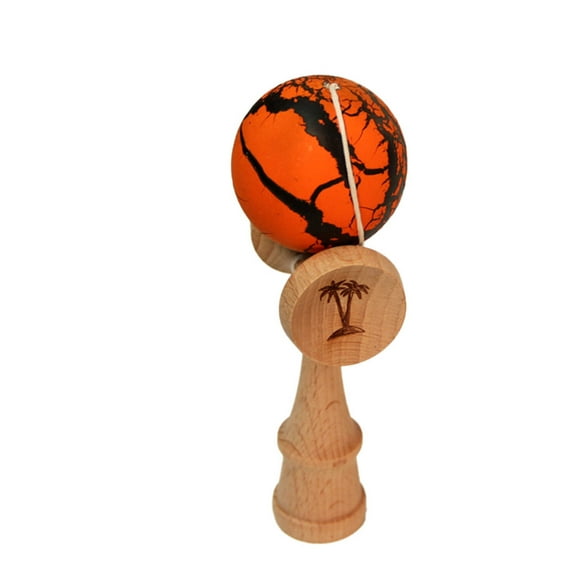 Bahama Kendama Crackle - Red over Black