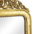 thumbnail image 5 of DecMode 36" x 60" Gold Intricately Carved Acanthus Floral Wall Mirror, 5 of 8