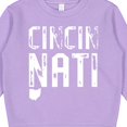 thumbnail image 3 of Inktastic Cincinnati, Ohio Distressed Font Toddler Sweatshirt, 3 of 4