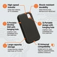 thumbnail image 6 of Portable NVMe External SSD, USB-C Up to 1050 MB/s Read, IP55 Shockproof Water Resistant with Built-In Lanyard Hole - B, 6 of 6