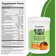 NaturalSlim Metabolic Vitamins 2-Pack Metabolism Booster w/ B-Complex for Energy