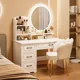 thumbnail image 2 of Penteadeira-cajones de mesa de maquillaje, armarios, caja de artículos de tocador, espejos, tocador, mesa de laca, sala de estar, vestidor, muebles de dormitorio, 2 of 4