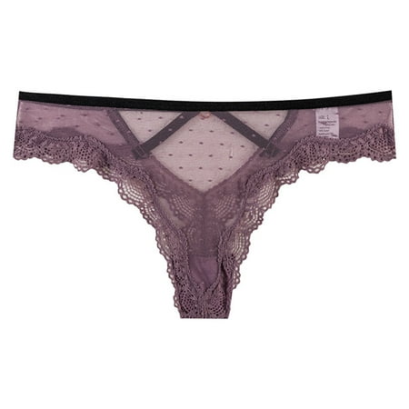 Underwear Women Waisted Triangle Lace Hollow Out Panties Ladies Easy Care Brief