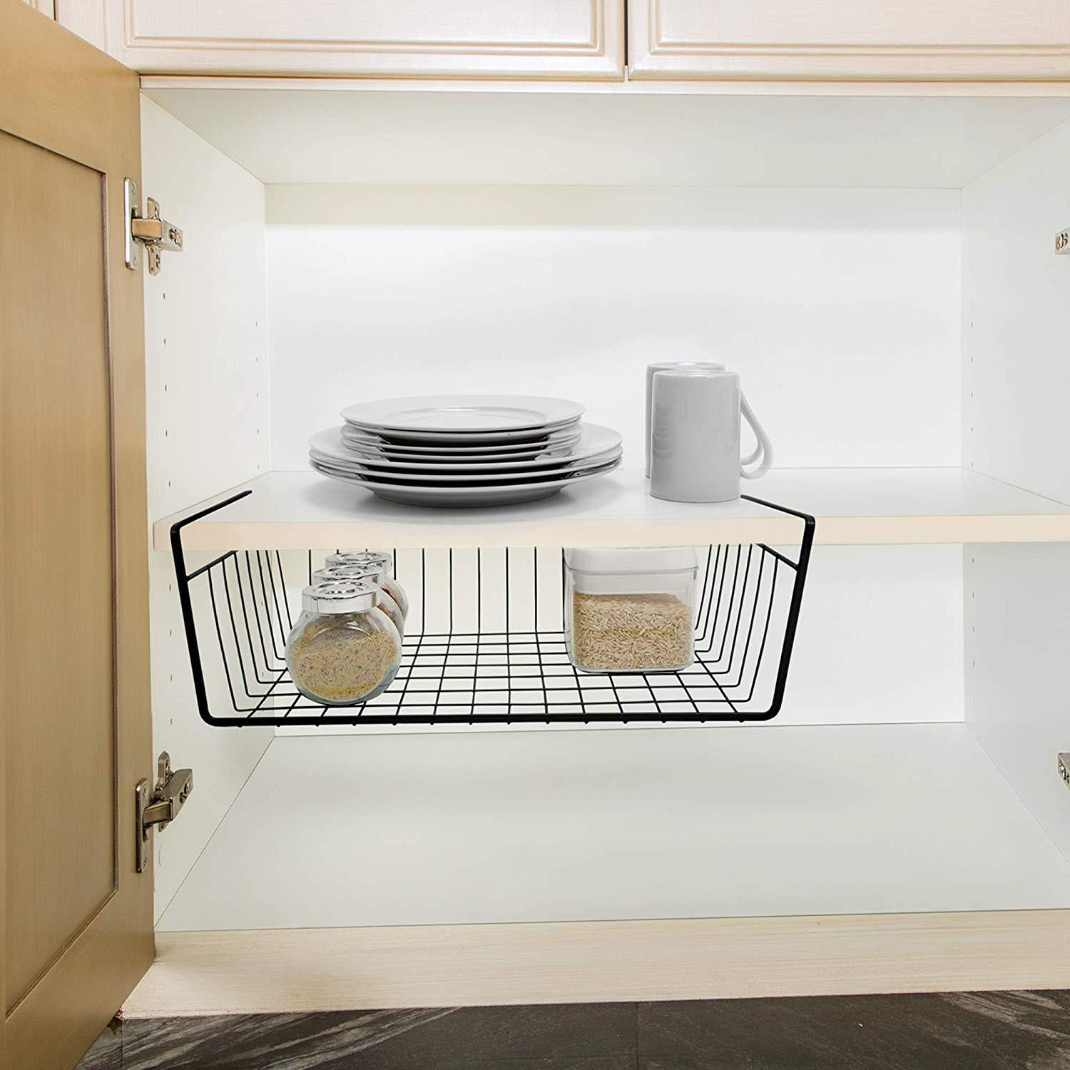Smart Design Undershelf Storage Basket - 16 x 5.5 inch - Bed Bath & Beyond  - 37882321