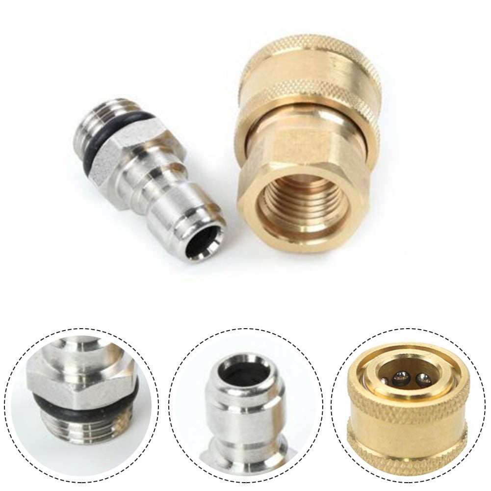 Sufanic 1/4" Pressure Washer Quick Release Connect Fitting Coupling