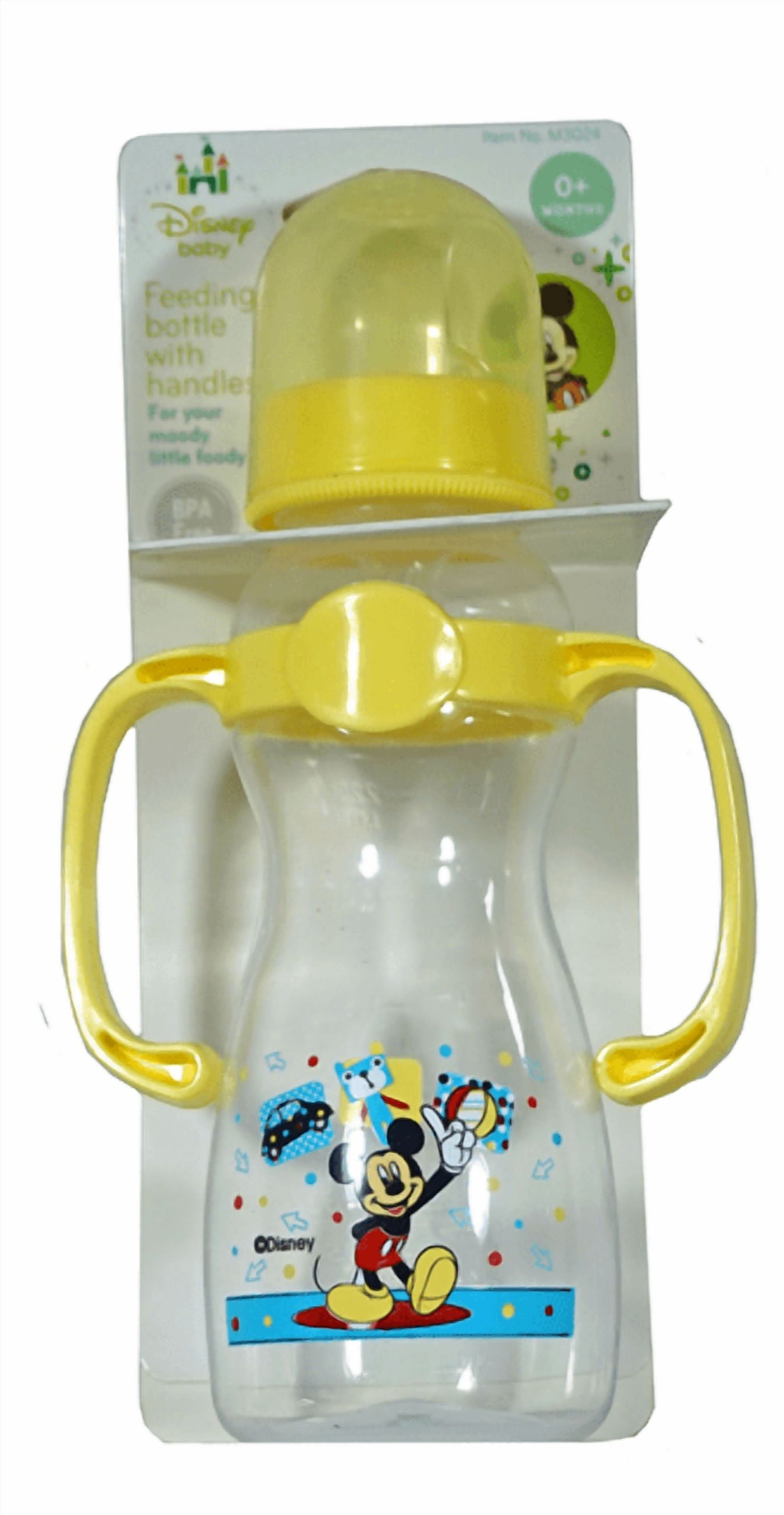 Set of 3 - Mickey Mouse Disney Baby Feeding Bottle with Handles