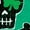 KELLY GREEN, variant on - St Pattys Skull Short Sleeve Graphic T-Shirt