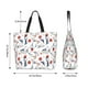 thumbnail image 5 of Disketp Tulips Flowers Bolsa Tote Estampada para Mujer, Bolso de Hombro y de Mano para Compras y Viajes, 5 of 8