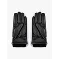 thumbnail image 2 of Snap Buttoned Faux Leather Gloves, 2 of 3