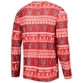thumbnail image 3 of Men's Concepts Sport Red NC State Wolfpack Swivel Long Sleeve Top & Pants Sleep Set, 3 of 5