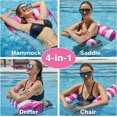 thumbnail image 5 of Flotador inflable rosa para piscina, hamaca para piscina, salón, 1 unidad, 5 of 5