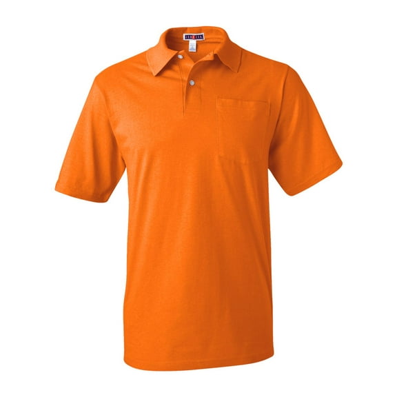 Jerzees SpotShield Polo T-Shirt with Pocket for Men Size up to 5XL