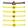 Emoji Novelty Toy Rubber Wristband Bracelets for Children 25 Mixed Design Pack