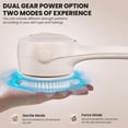 thumbnail image 4 of Electric Body Brush Back Scrubber for Shower, Auto Spinning Exfoliating Massage Bath Brush Rechargeable, Dual Long Handle, Deep Cleansing, Waterproof, Rotating Body Brushes with 4Brush Heads, 4 of 16