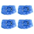thumbnail image 1 of Shisuyan 100pcs Disposable Shoe Cover Dustproof Machine Shoe Cover Breathable Shoe Cover T Button Shoe Cover Machine Shoe Cover for Home Office Hotel Shop (Blue), 1 of 8