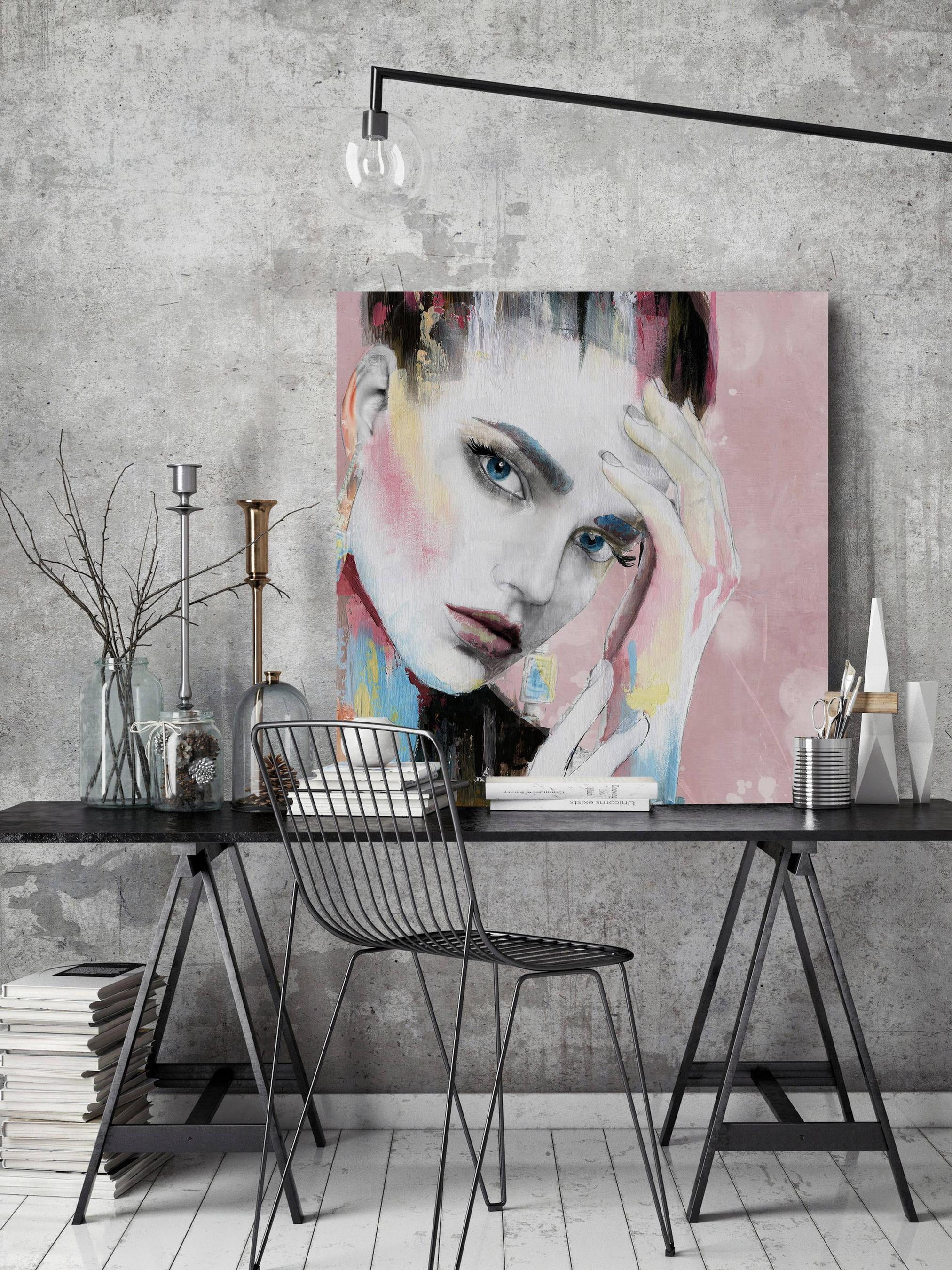 Parvez Taj Doubtful Pose II Canvas Wall Art
