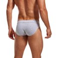 thumbnail image 2 of Sngxgn Men's Briefs, Soft and Breathable Underwear with ComfortFlex Waistband(Grey,L), 2 of 5